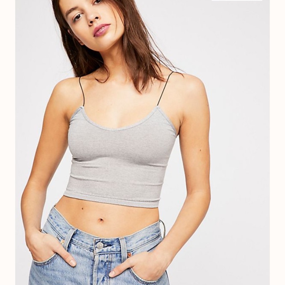 Grey skinny strap brami